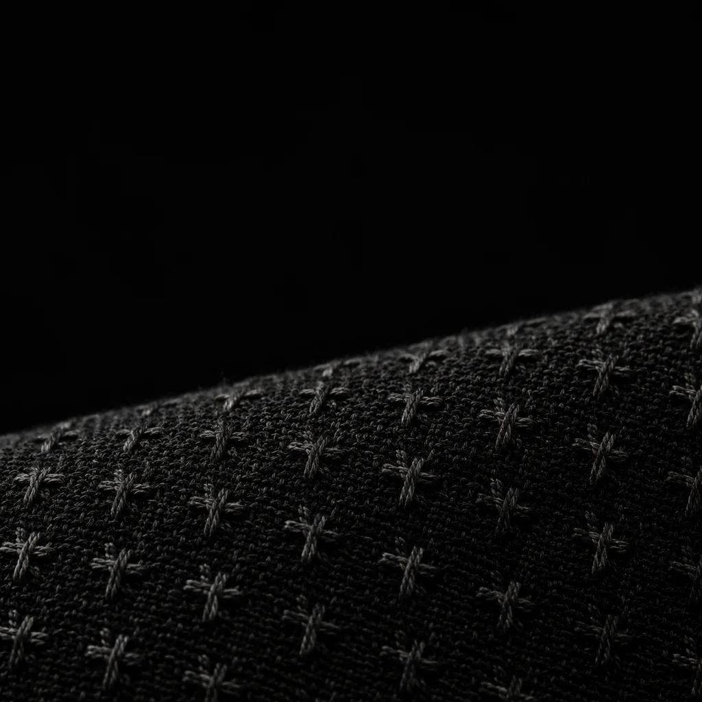 Dark Woven Cross Texture Background