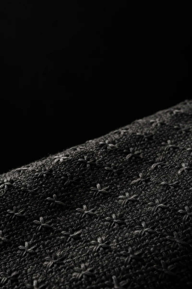 Dark Woven Cross Texture Background