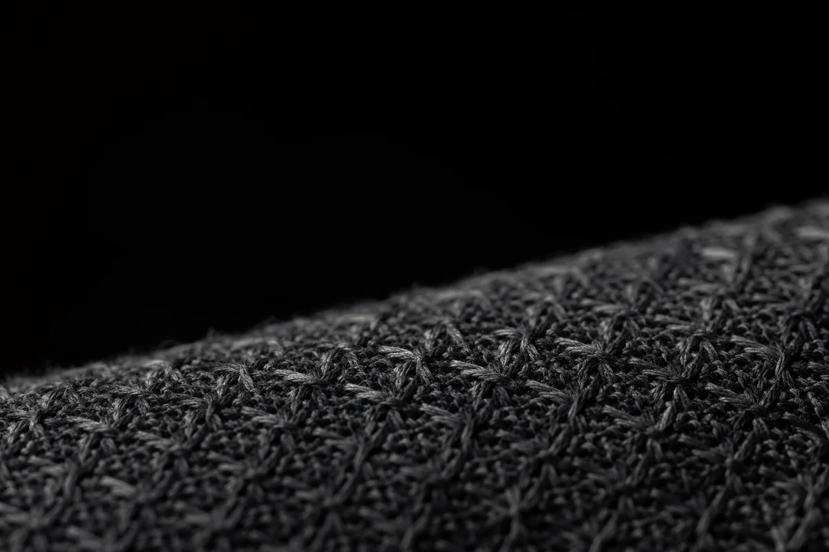 Dark Woven Cross Texture Background