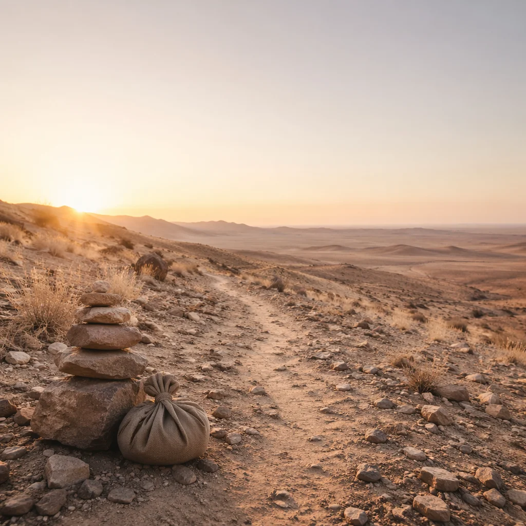 Desert Wilderness Path at Dawn