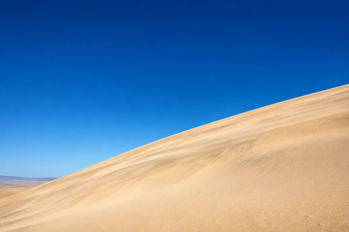 Minimalist Desert Wilderness Spiritual Journey Background