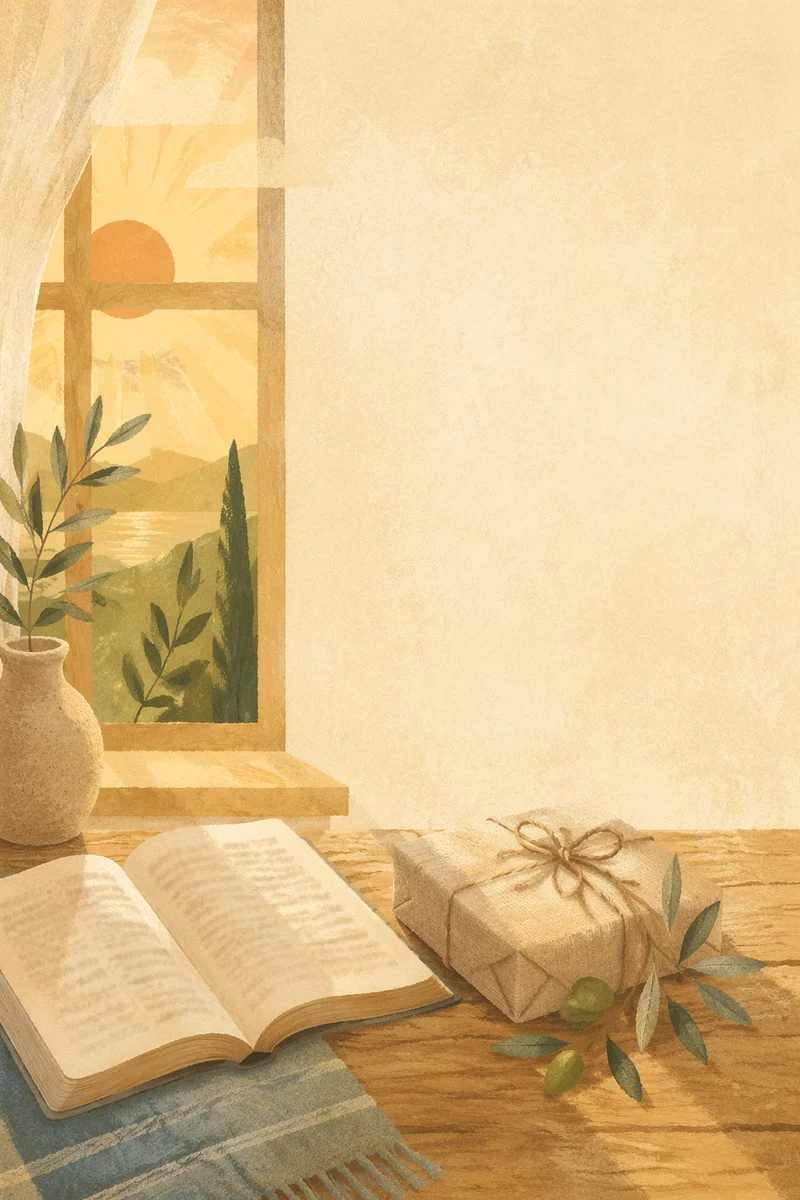 Grace and Faith Gift Background Scene
