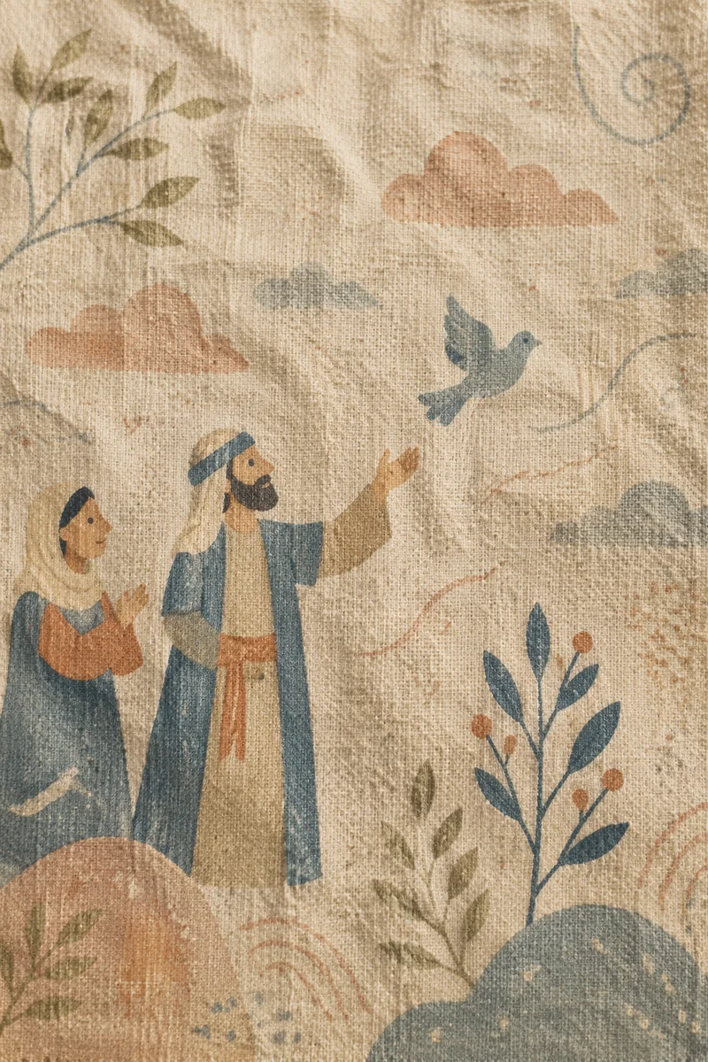 Natural Woven Linen Texture Background