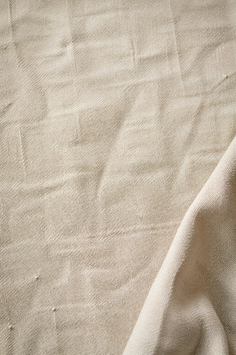 Natural Linen Woven Texture Background