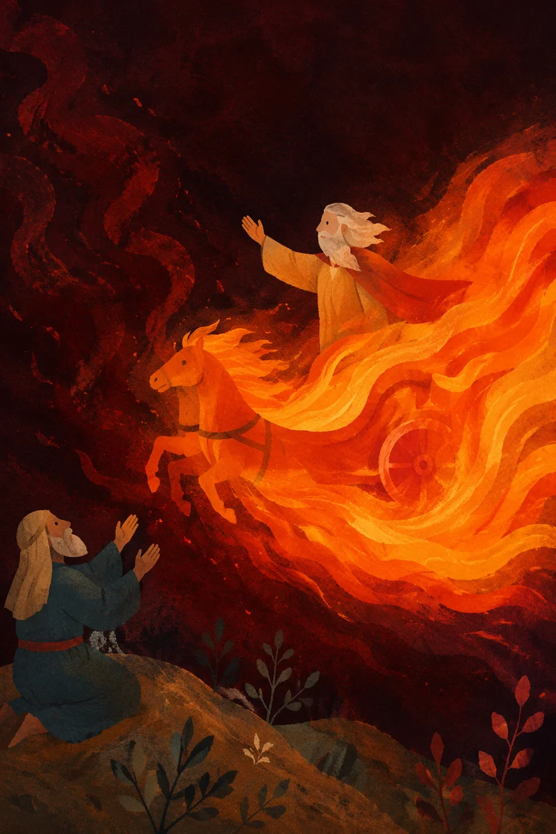 Dramatic Dark Fire Flame Background