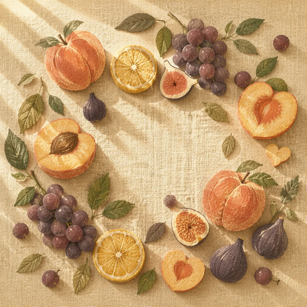 Fruit of the Spirit Peaceful Rustic Background