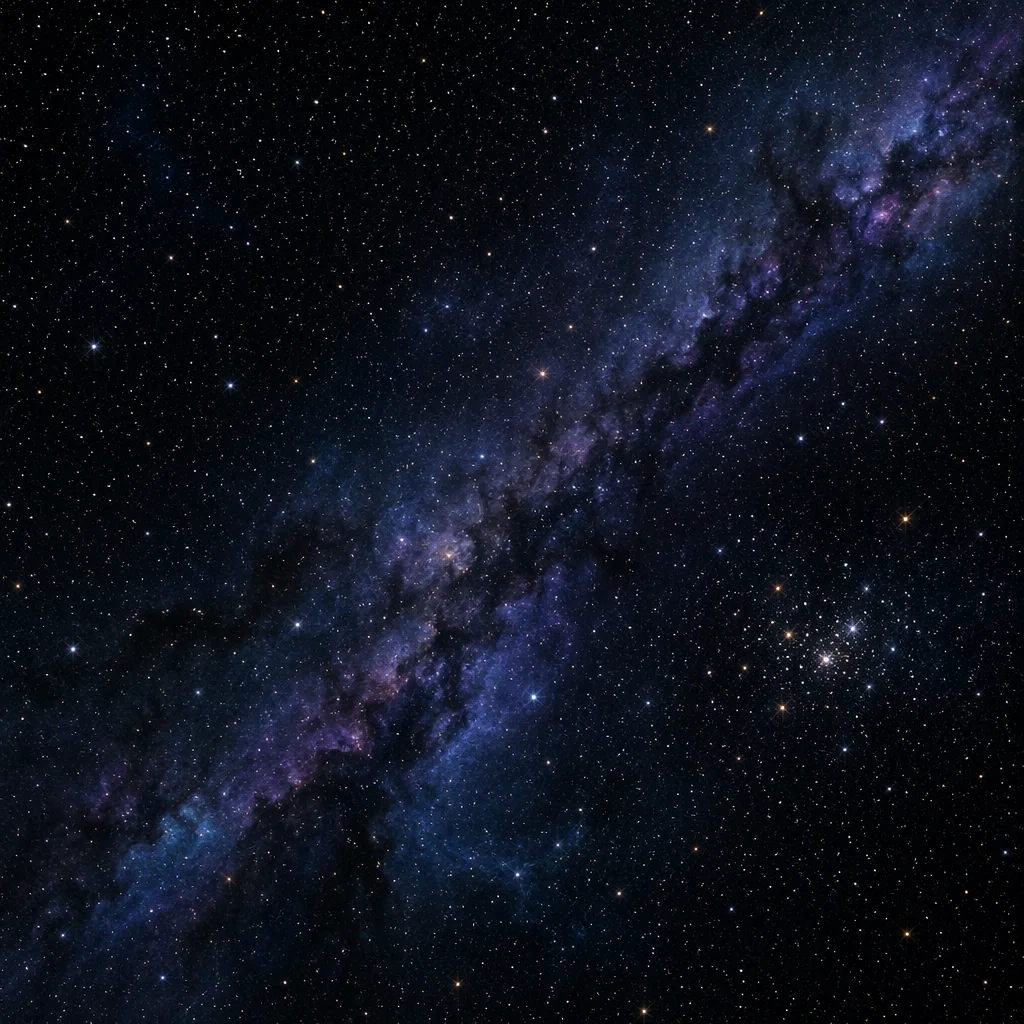 Dark Galaxy Nebula Starfield Background