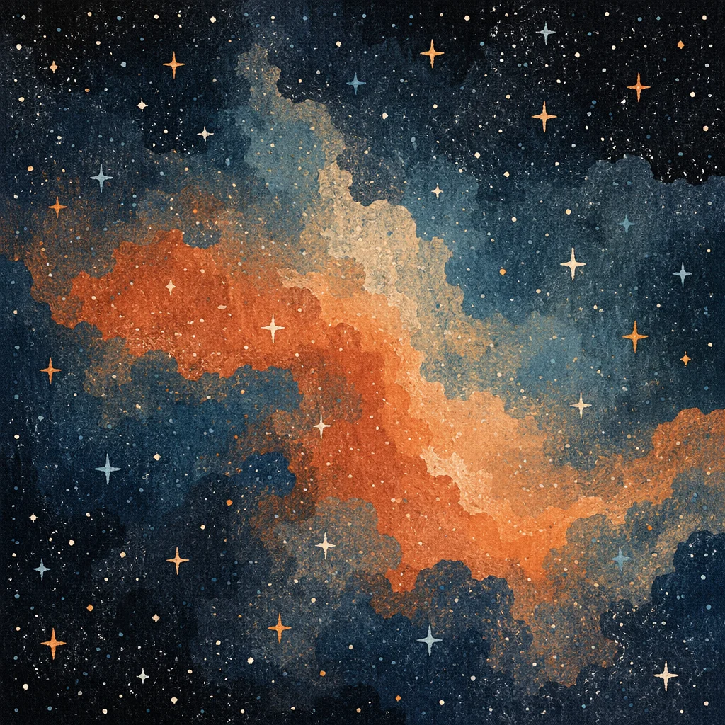 Dark Galaxy Nebula Starfield Background