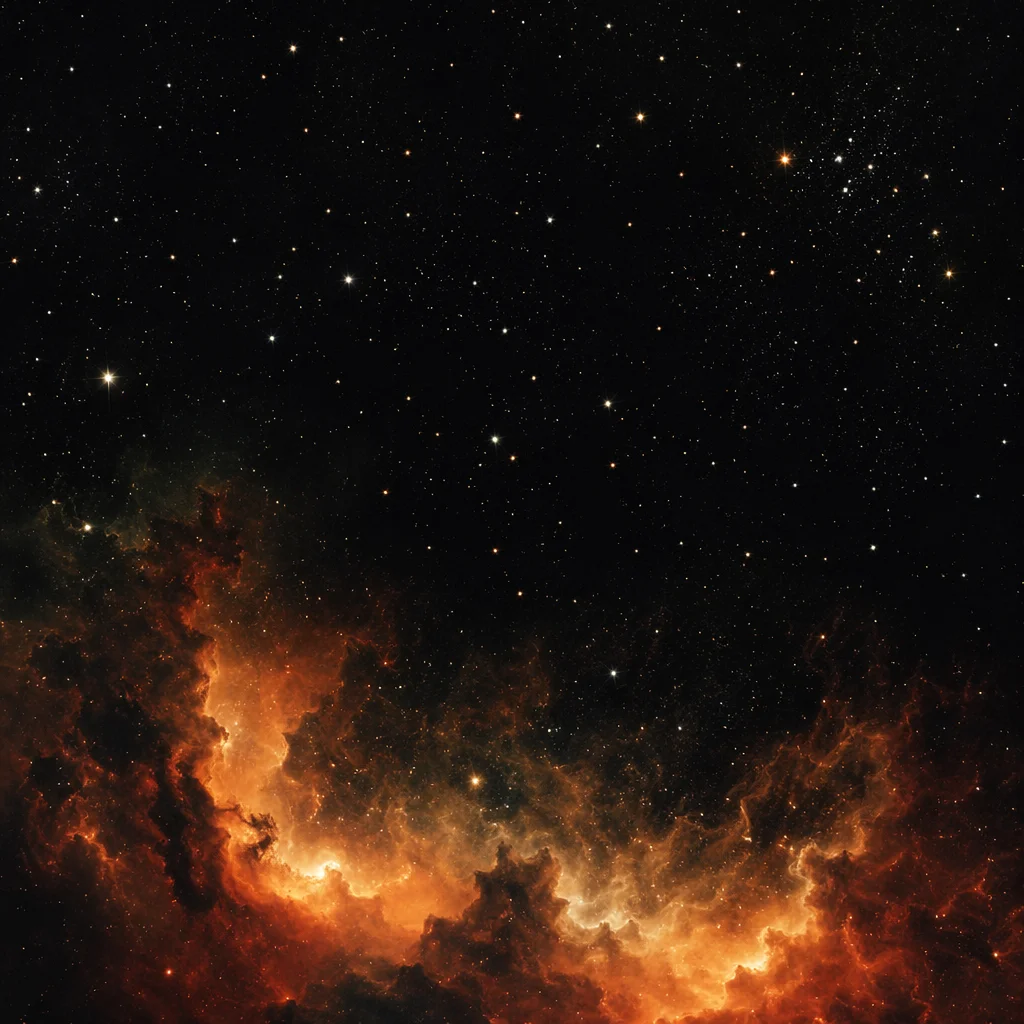 Dark Galaxy Nebula Starfield Background