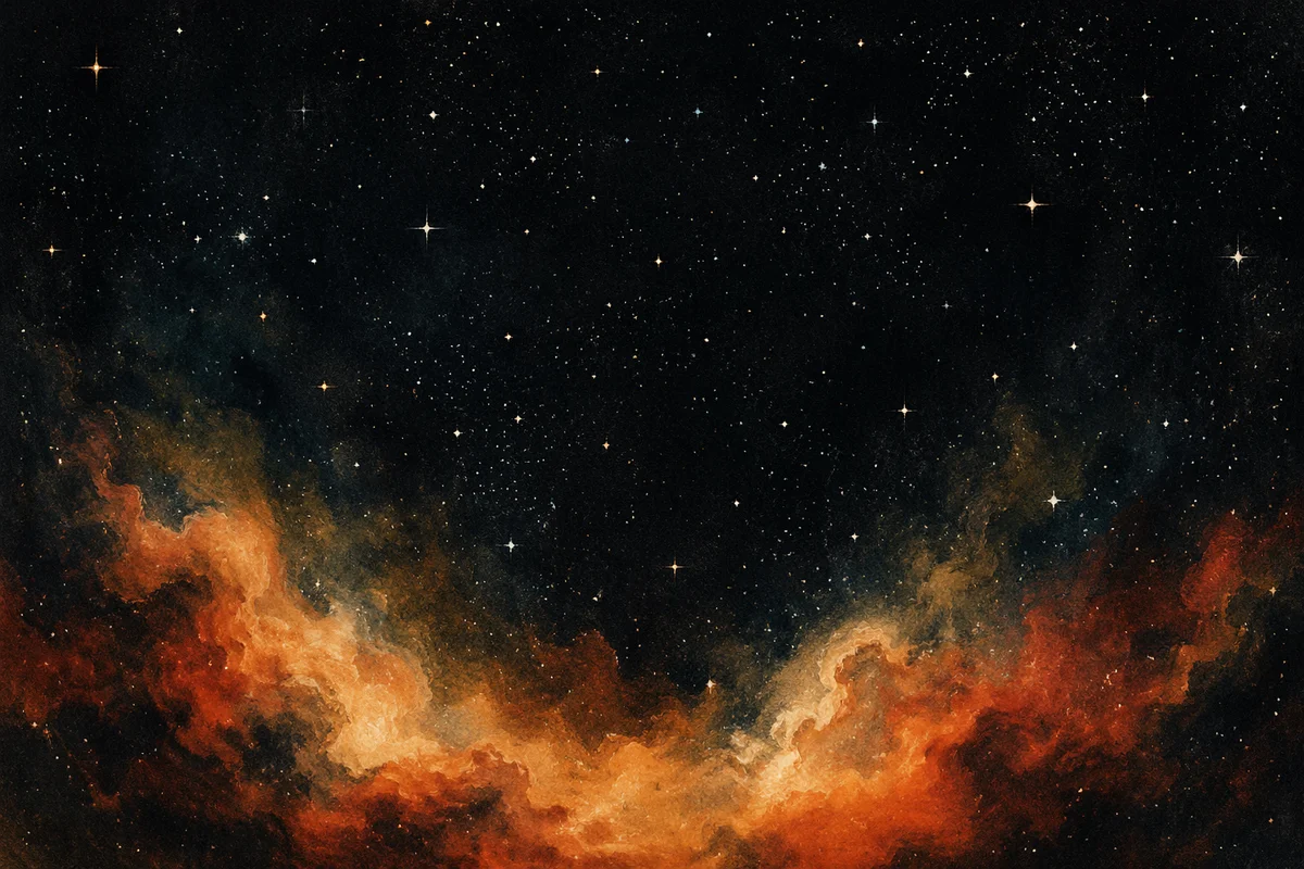 Dark Galaxy Nebula Starfield Background
