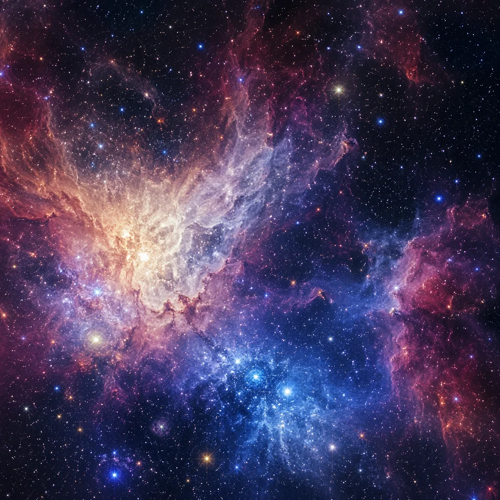 Photorealistic Galaxy Nebula Starfield Background