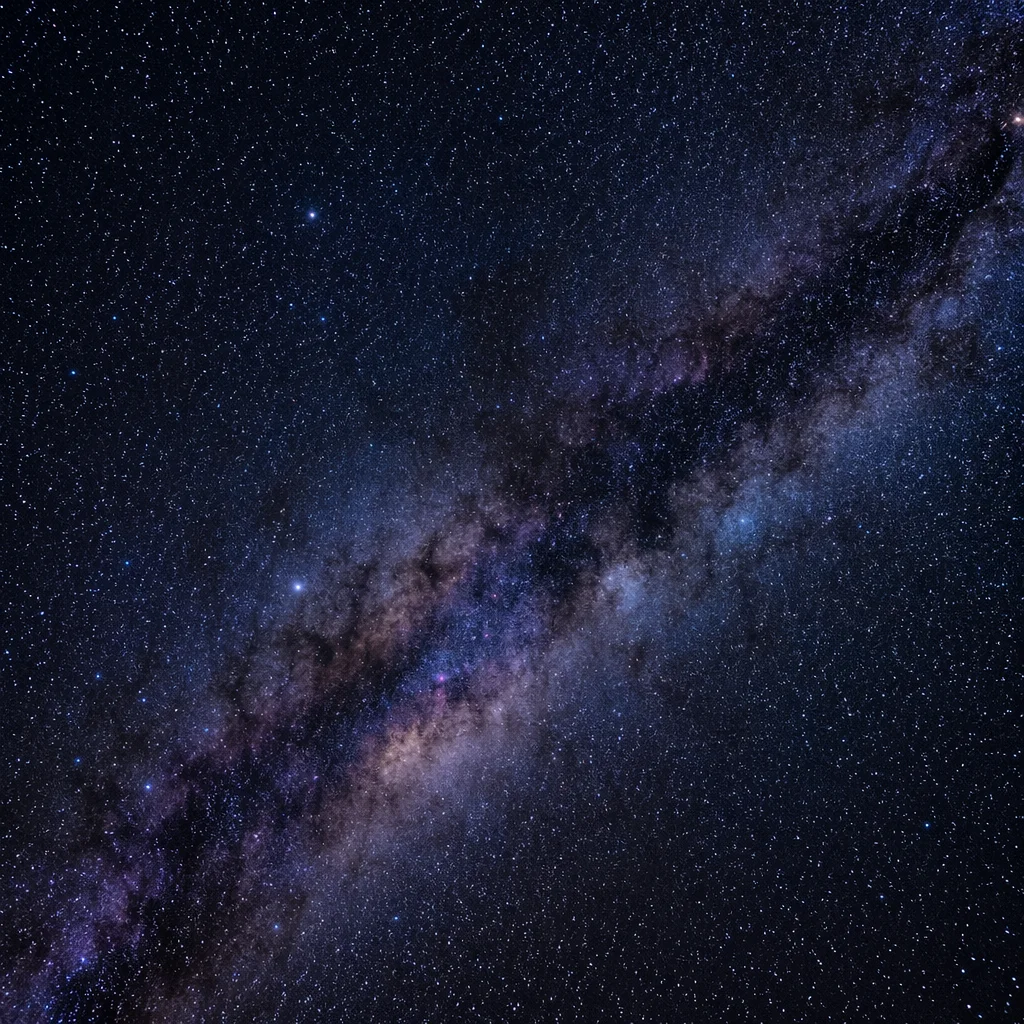 Dense Star Field with Galactic Dust
