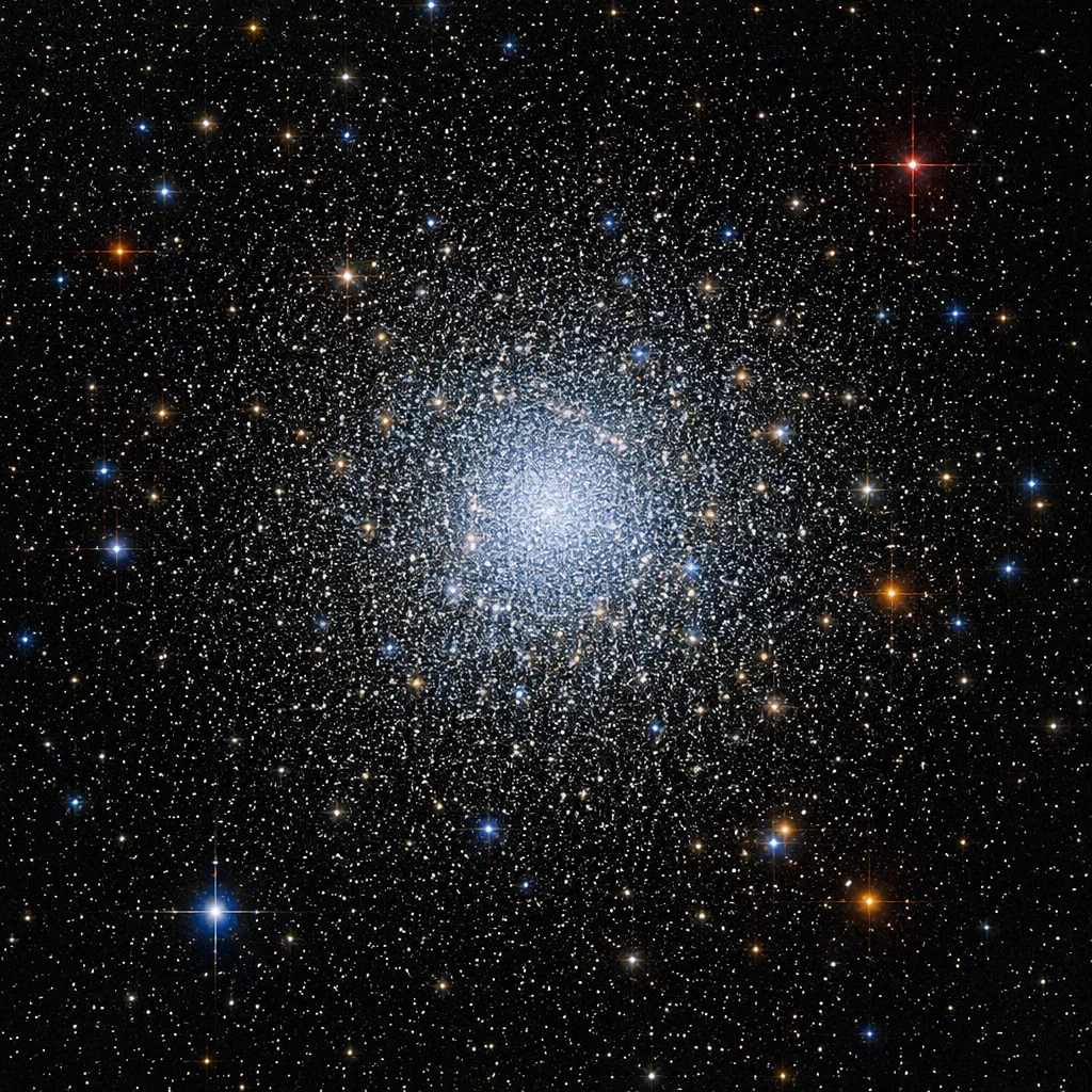 Photorealistic Globular Star Cluster Background