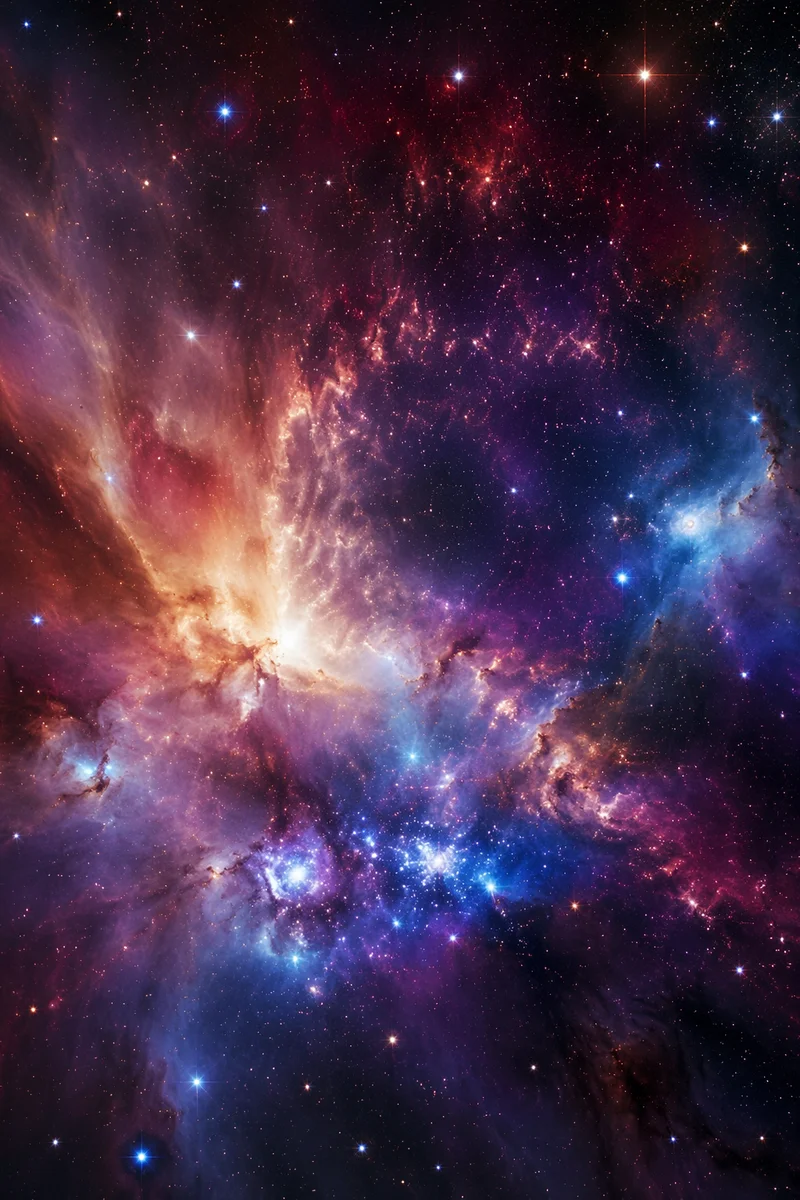 Photorealistic Galaxy Nebula Starfield Background