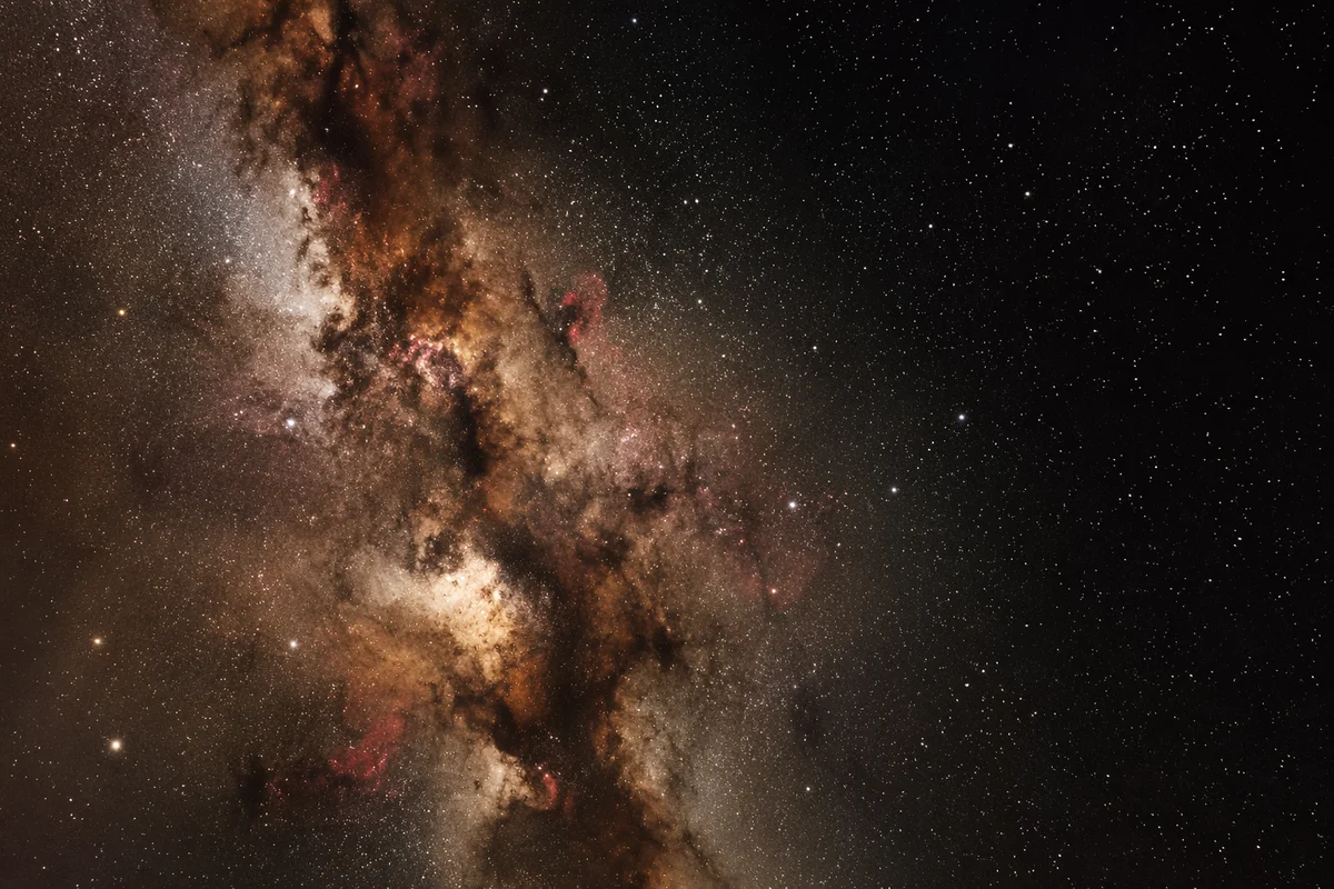Photorealistic Galaxy Nebula Starfield Background