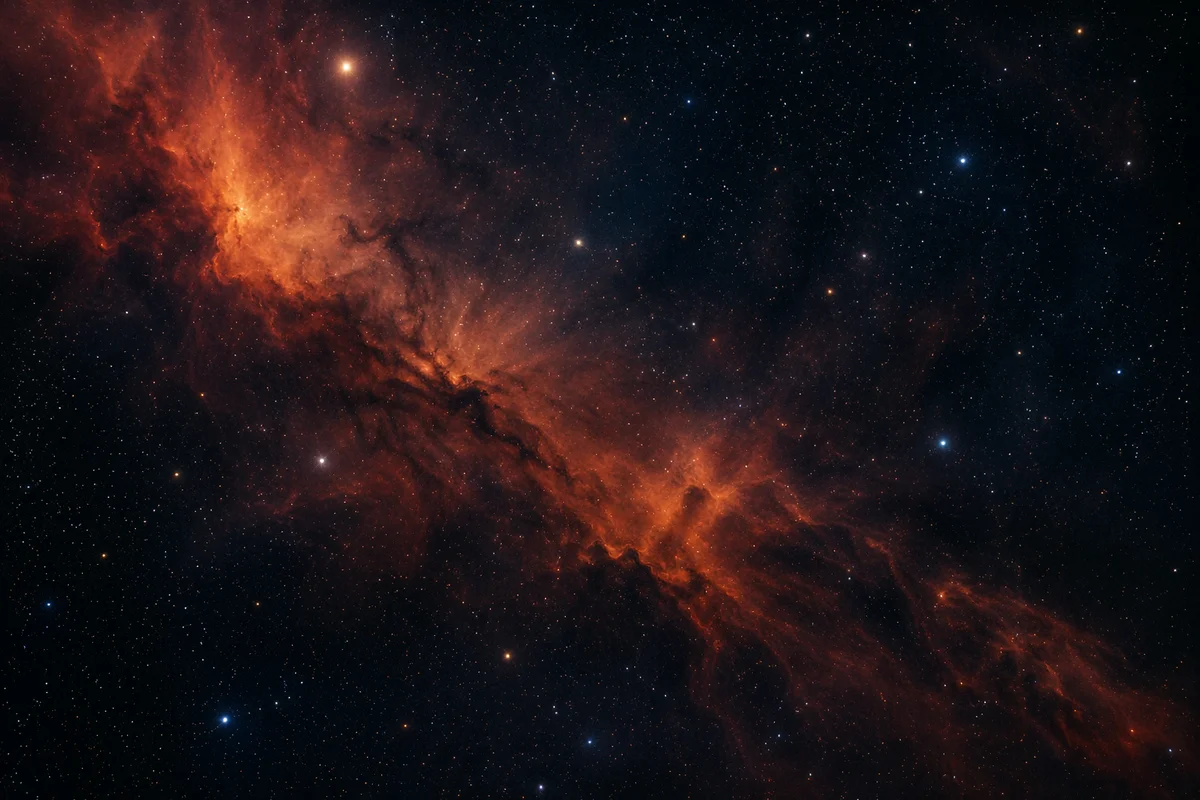 Dark Galaxy Nebula Starfield Background