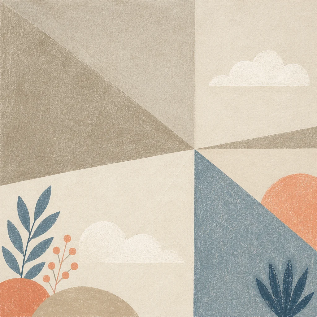 Minimalist Taupe Geometric Abstract Background