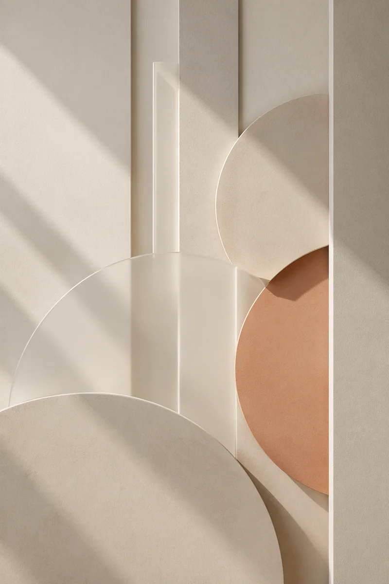 Modern Minimalist Geometric Panel Background
