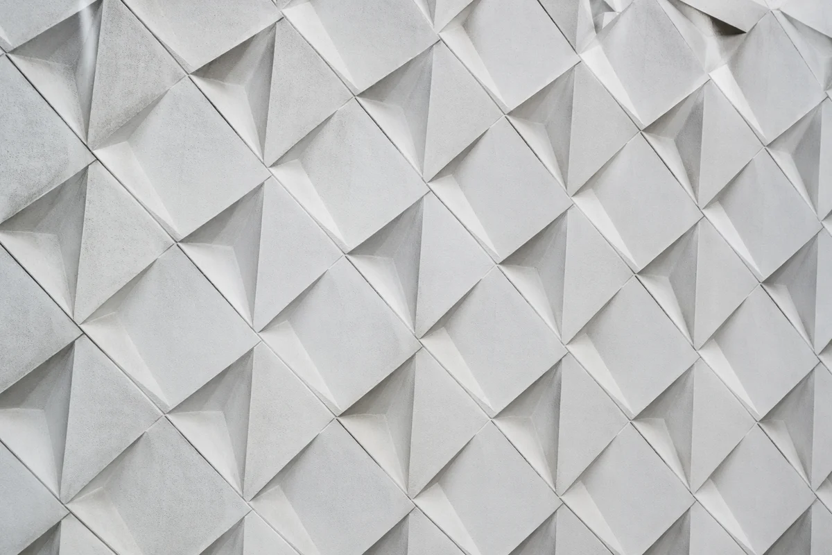 Minimalist Diagonal Diamond Wall Pattern