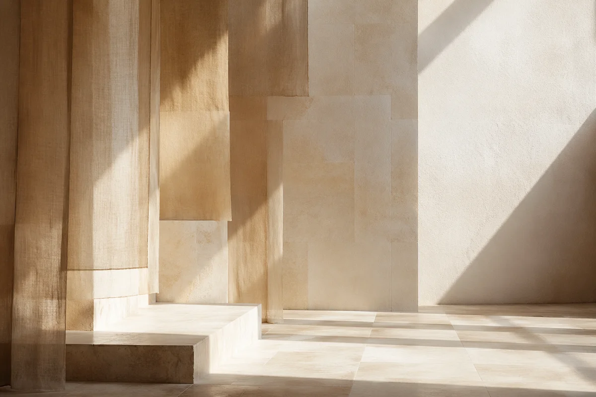 Minimalist Geometric Sanctuary Background