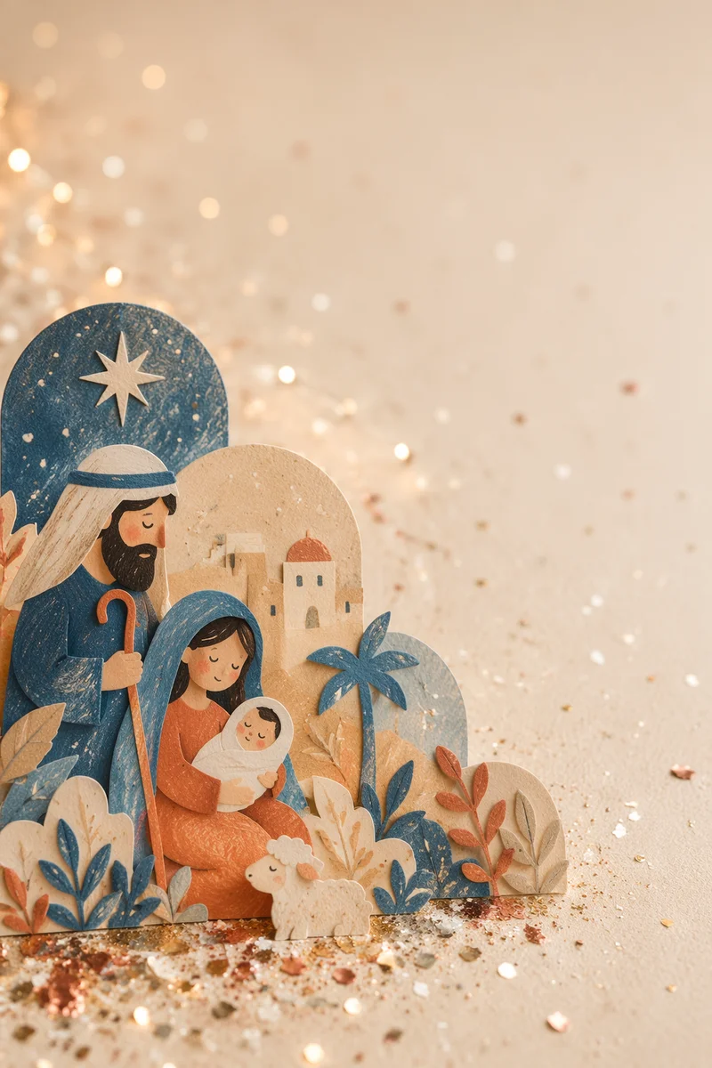 Elegant Champagne Glitter Festive Background