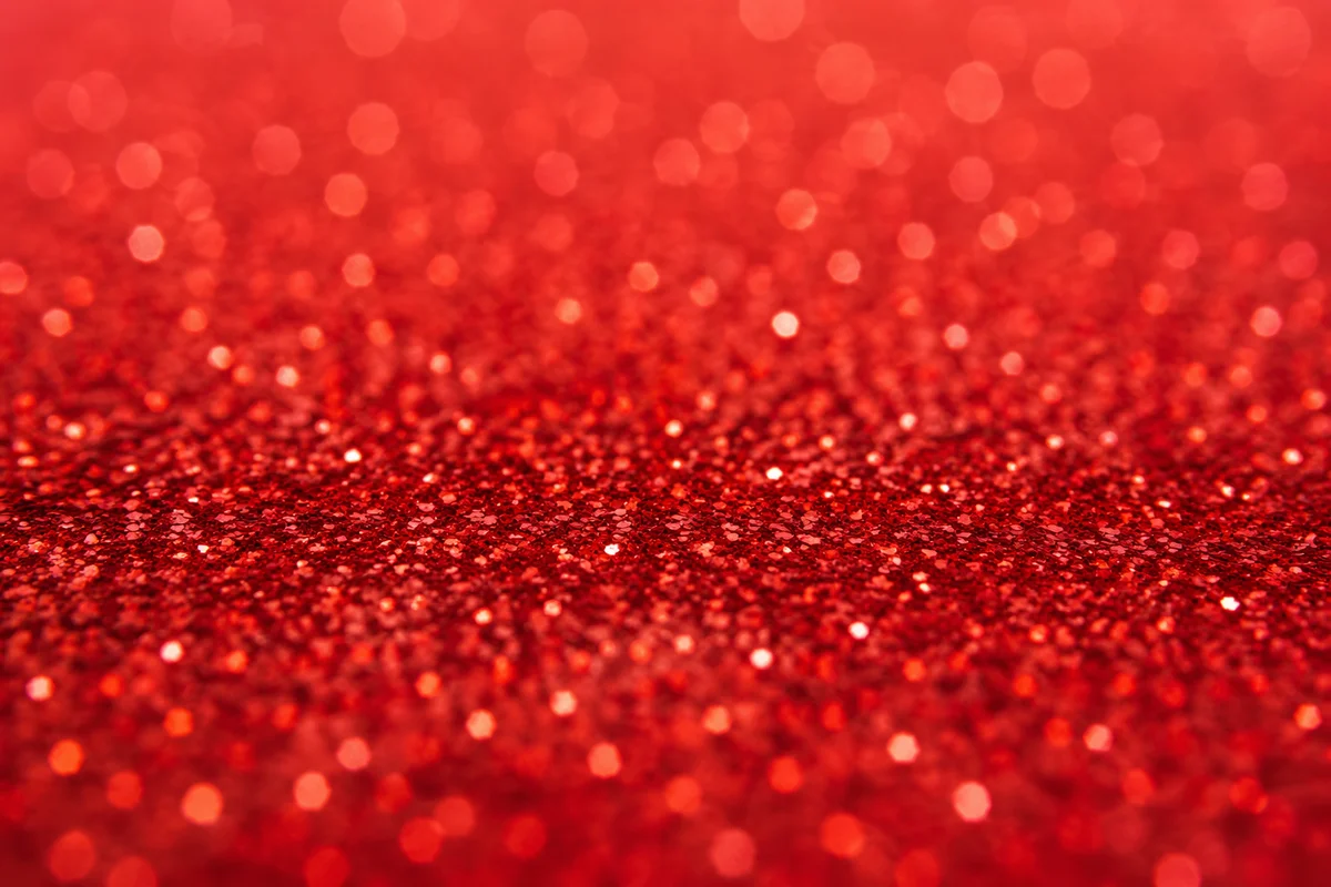 Festive Red Glitter Sparkle Background