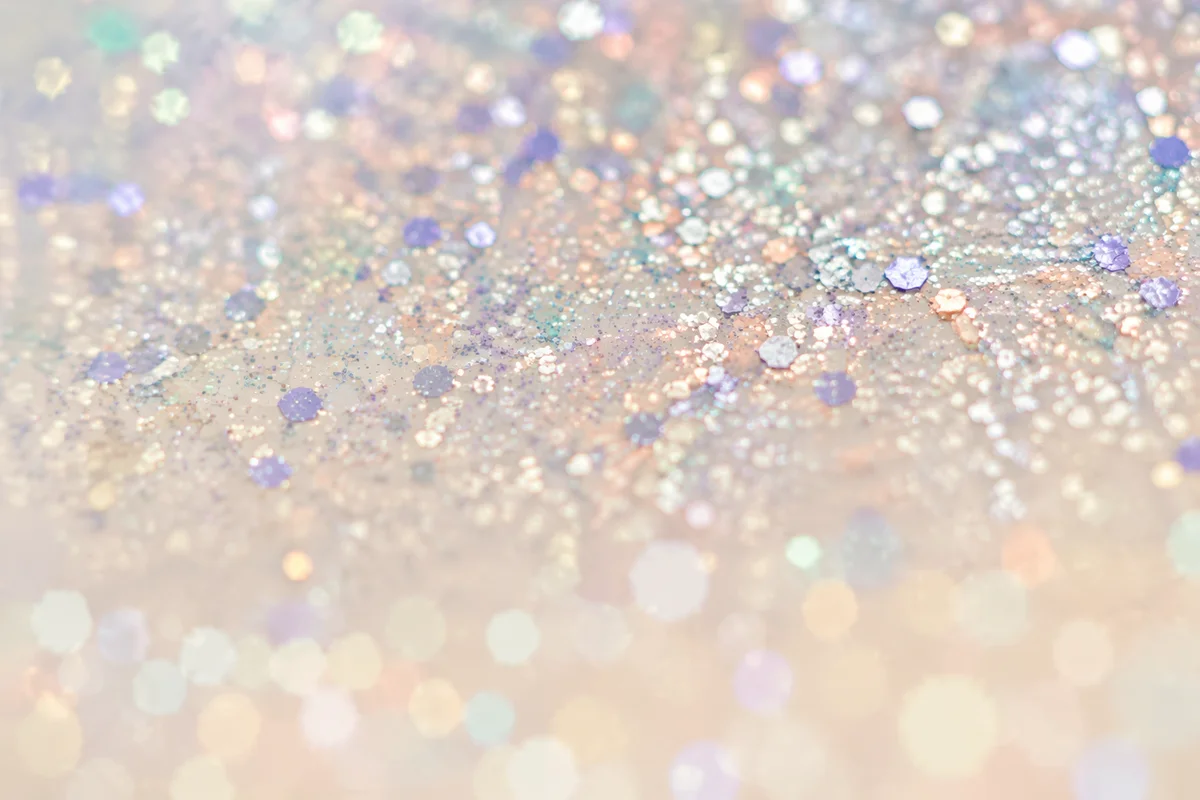 Festive Iridescent Glitter Sparkle Background