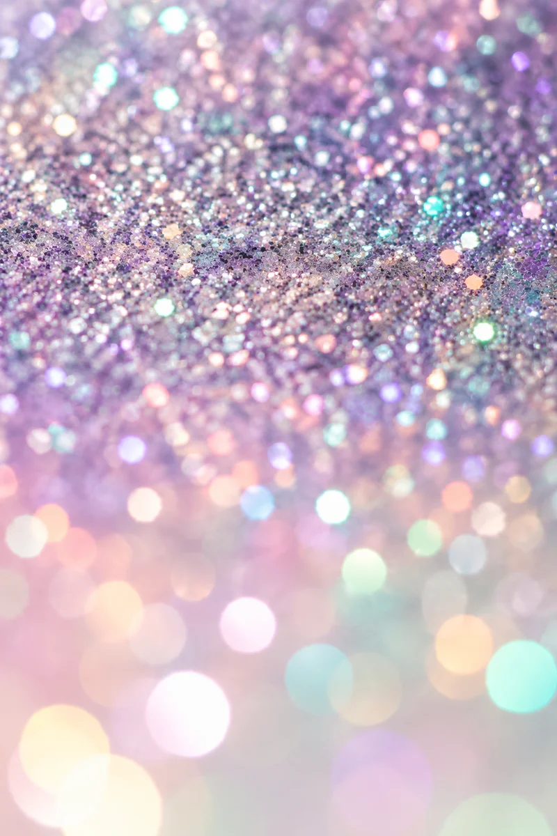 Iridescent Glitter Sparkle Festive Background