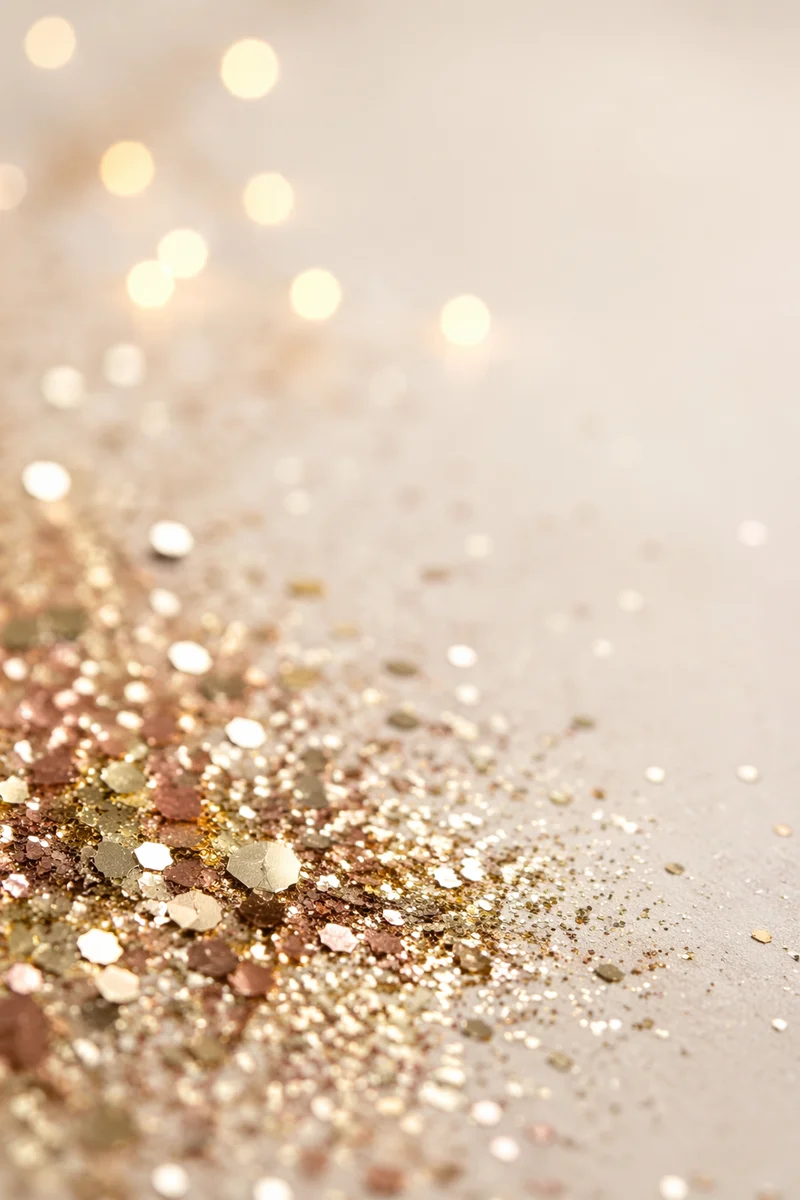 Elegant Champagne Glitter Festive Background