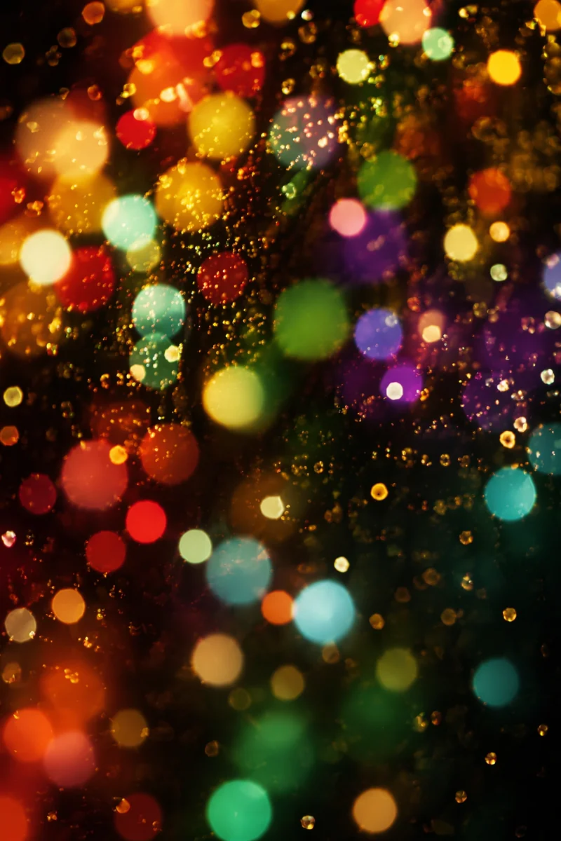 Festive Glitter Sparkle Bokeh Background