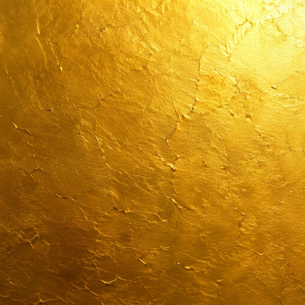 Elegant Shiny Metallic Gold Leaf Background
