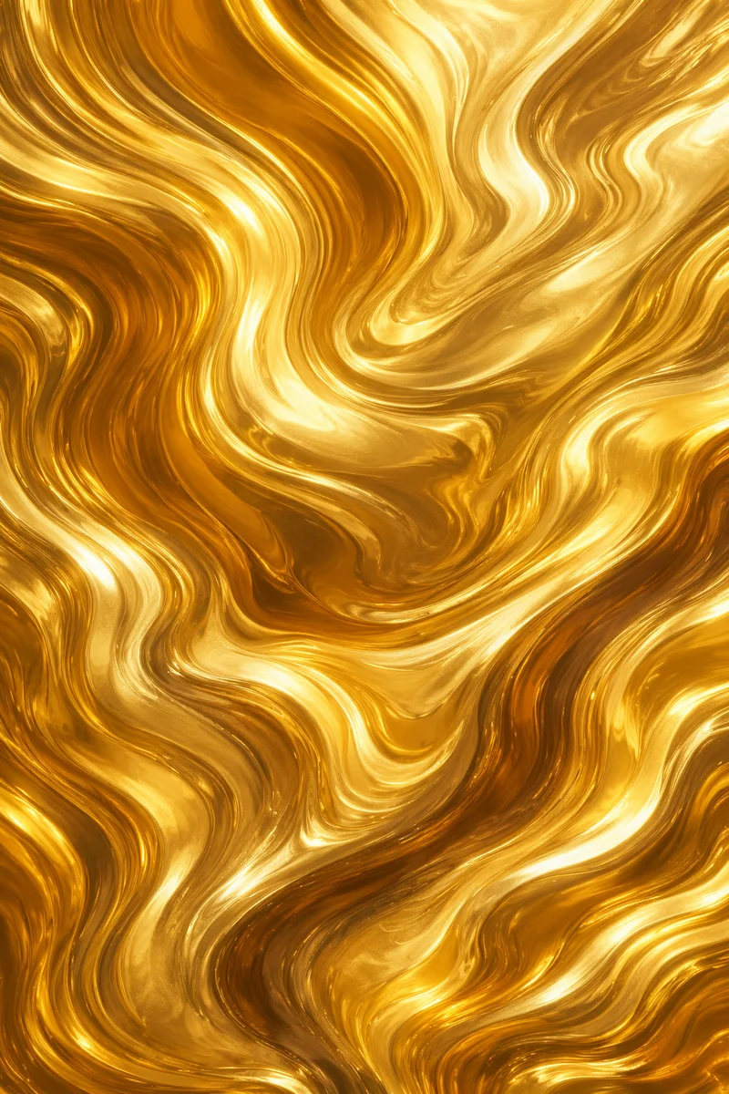 Elegant Shiny Liquid Gold Background
