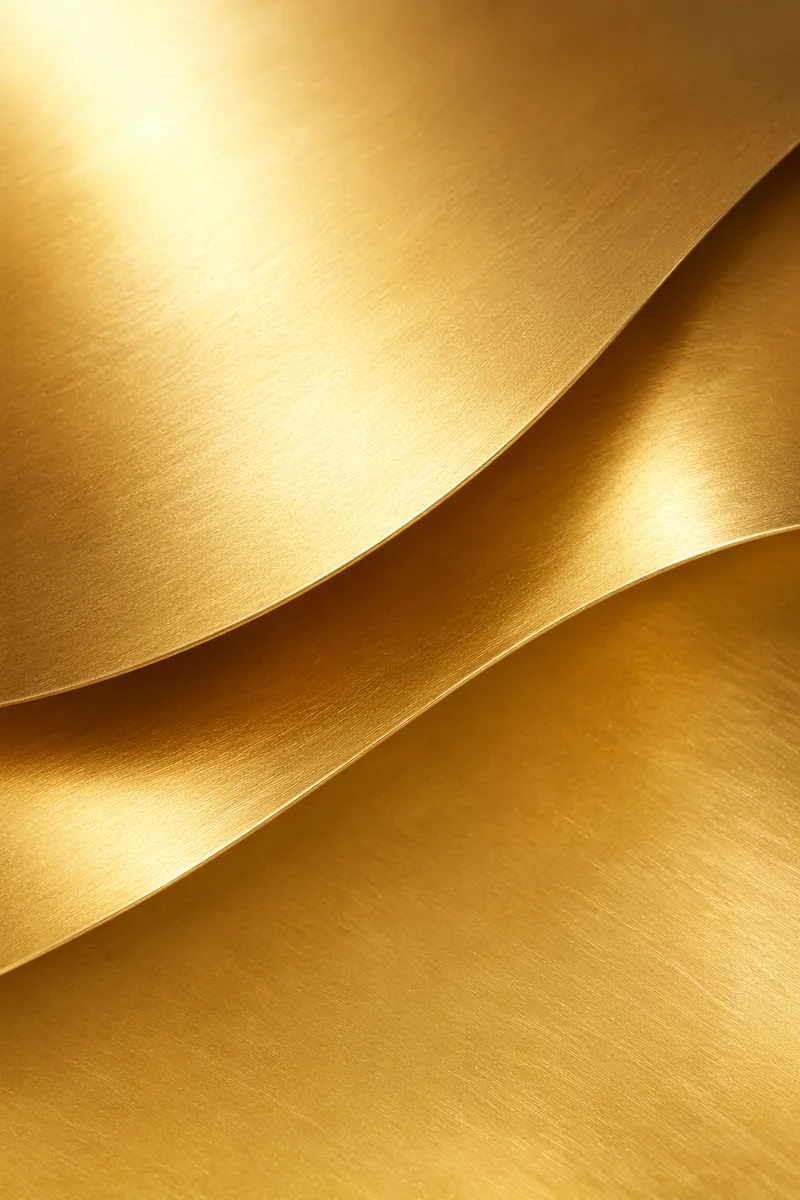 Elegant Shiny Gold Metallic Wave Background