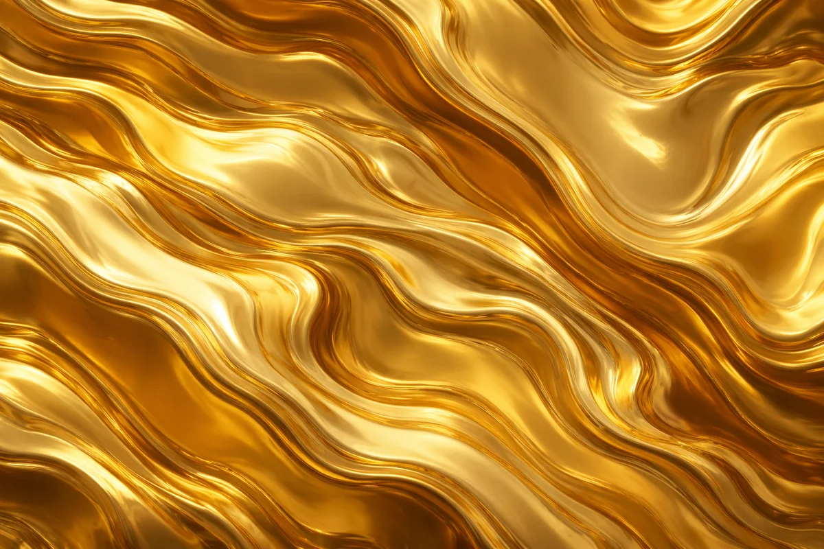 Elegant Shiny Liquid Gold Background