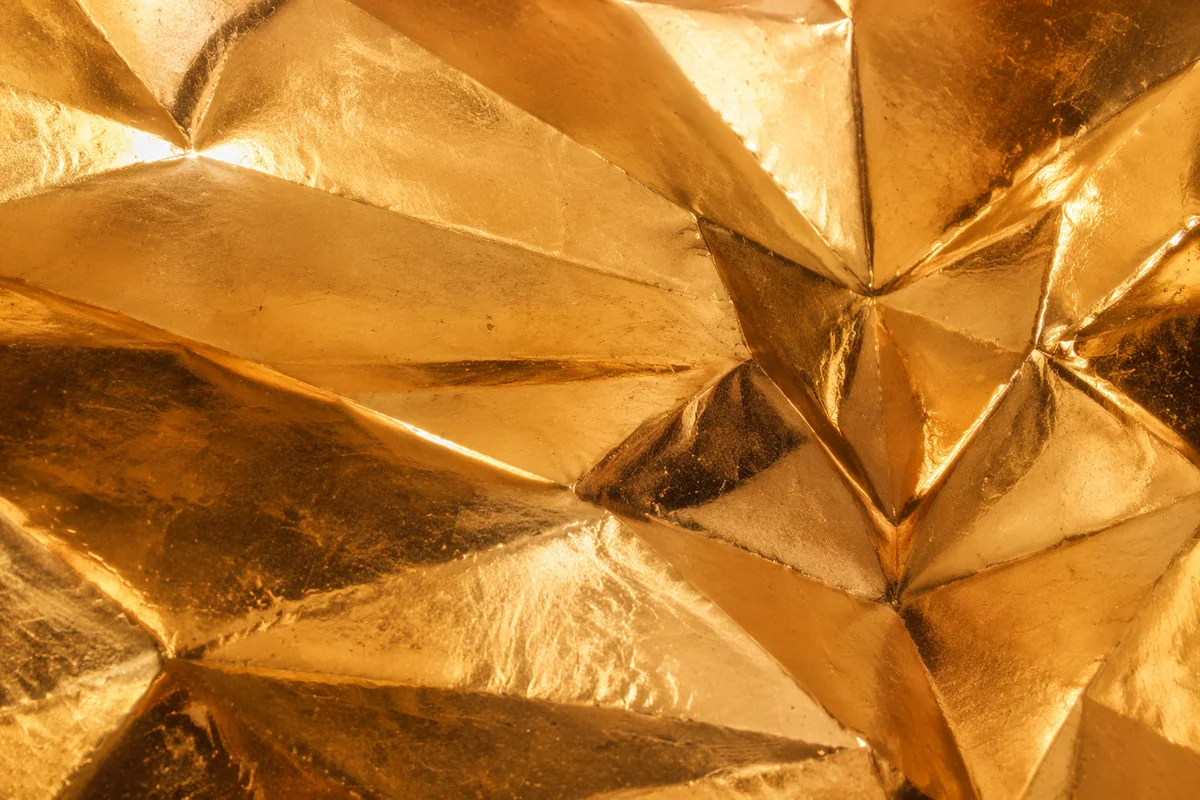 Elegant Shiny Metallic Gold Foil Background