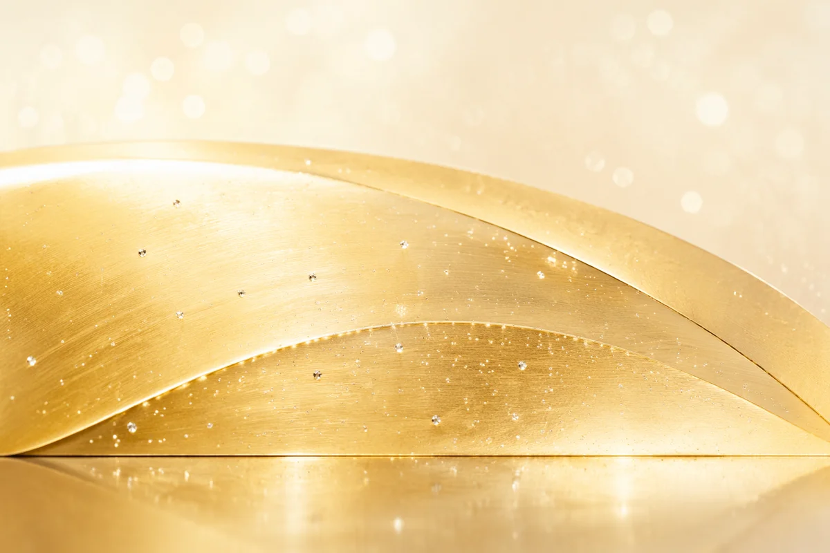 Elegant Metallic Gold Abstract Background