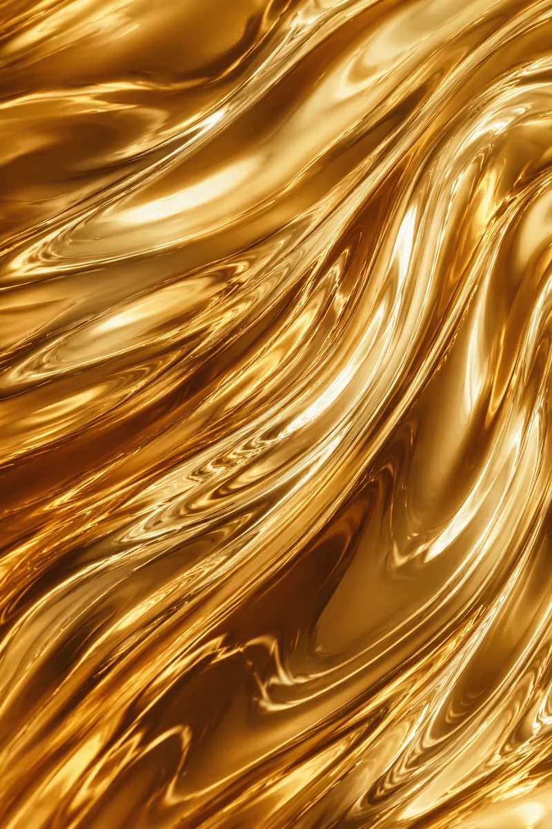 Elegant Shiny Liquid Gold Background