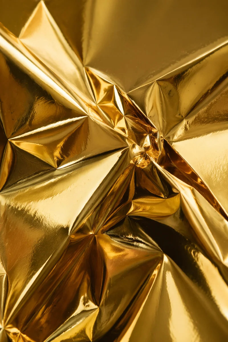 Elegant Shiny Metallic Gold Foil Background
