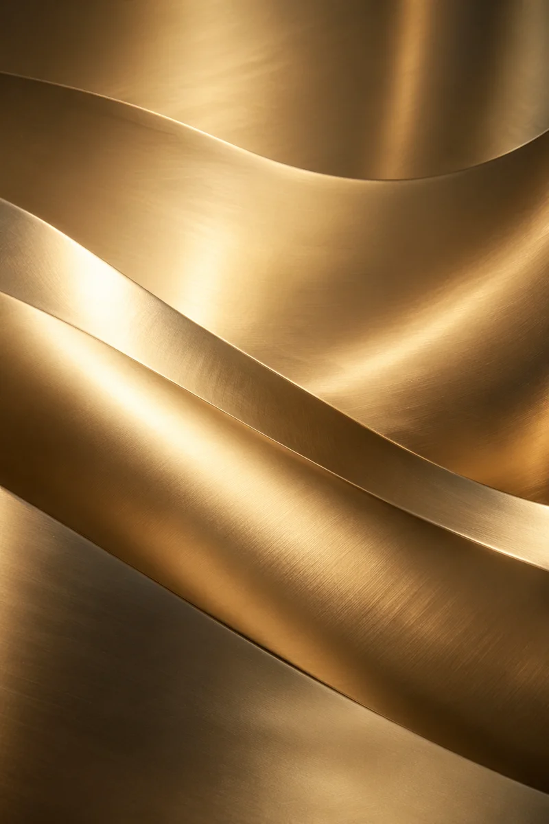 Elegant Metallic Gold Wave Background