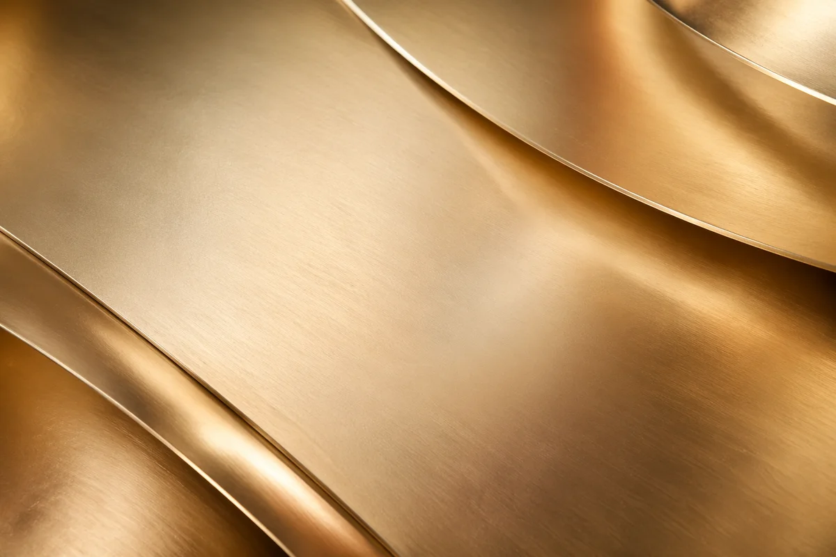 Elegant Metallic Gold Wave Background