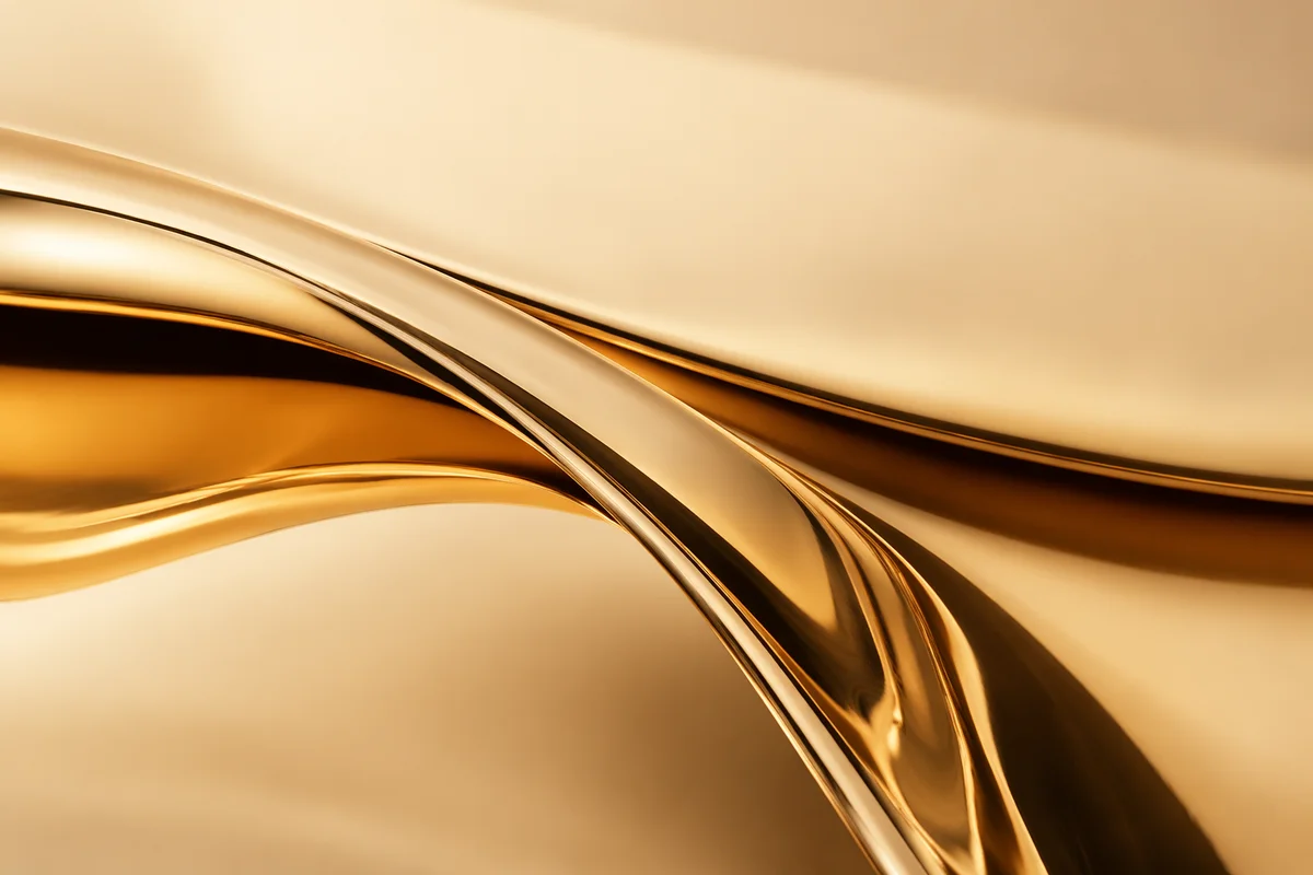 Elegant Shiny Metallic Gold Abstract Background