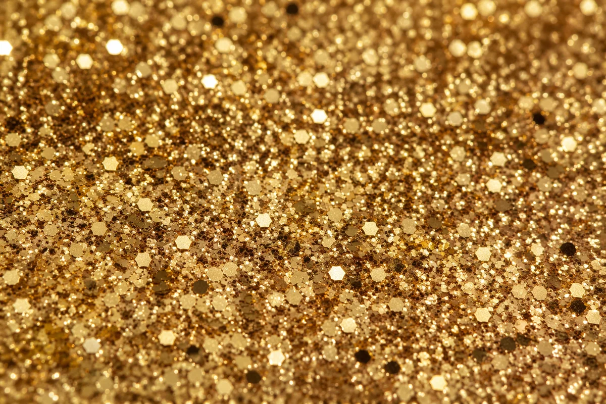 Elegant Shiny Gold Metallic Glitter Background