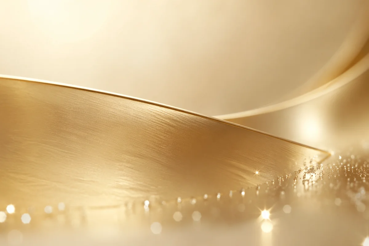 Elegant Metallic Gold Curved Background