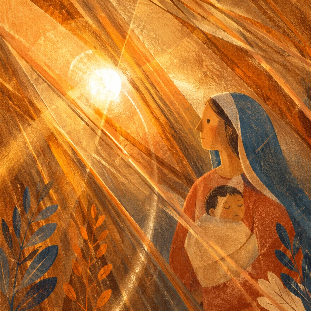 Radiant Golden Light Rays Background