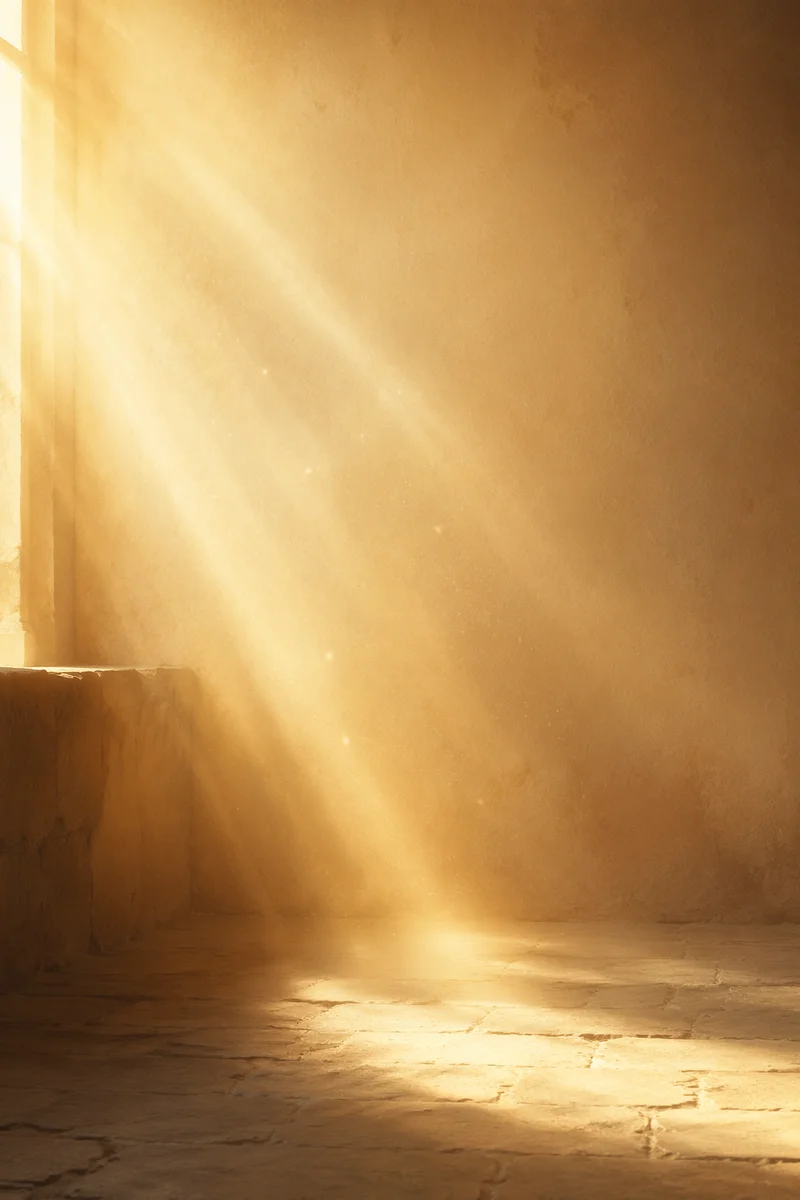 Golden Dawn Light Rays Spiritual Background