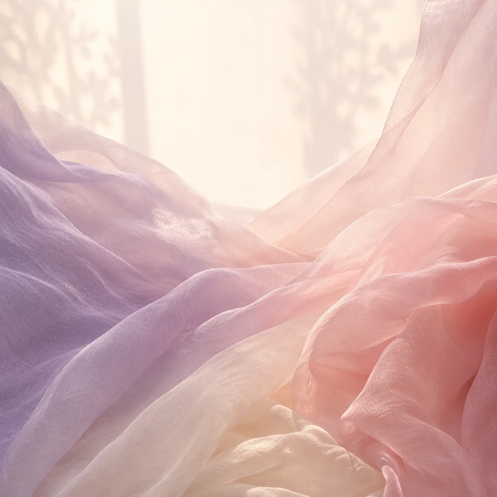 Pastel Silk Veils in Soft Gradient
