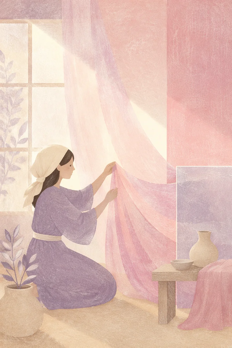 Pastel Lavender and Blush Abstract Background
