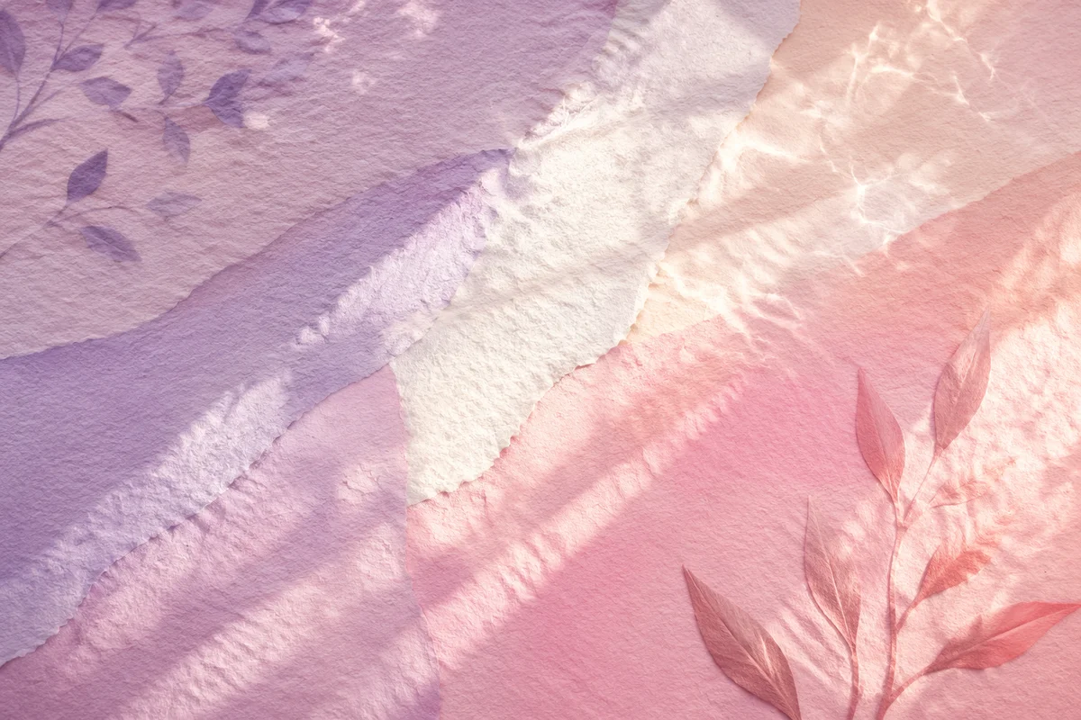 Dreamy Pastel Purple Pink Gradient Background
