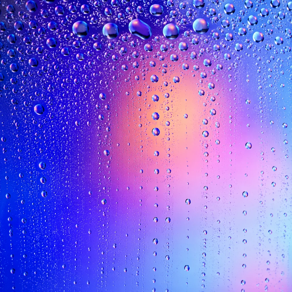 Pastel Purple Pink Water Droplet Background