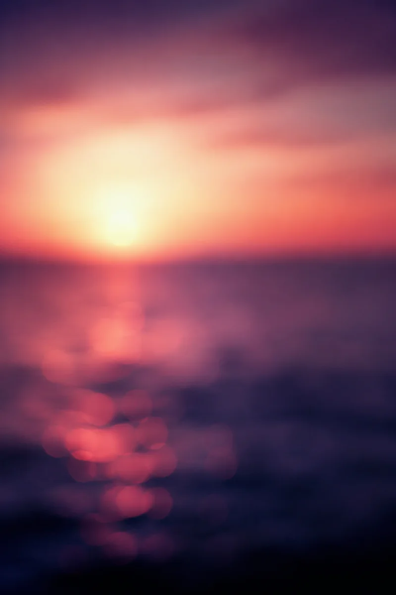 Pastel Purple Pink Coastal Sunset Gradient